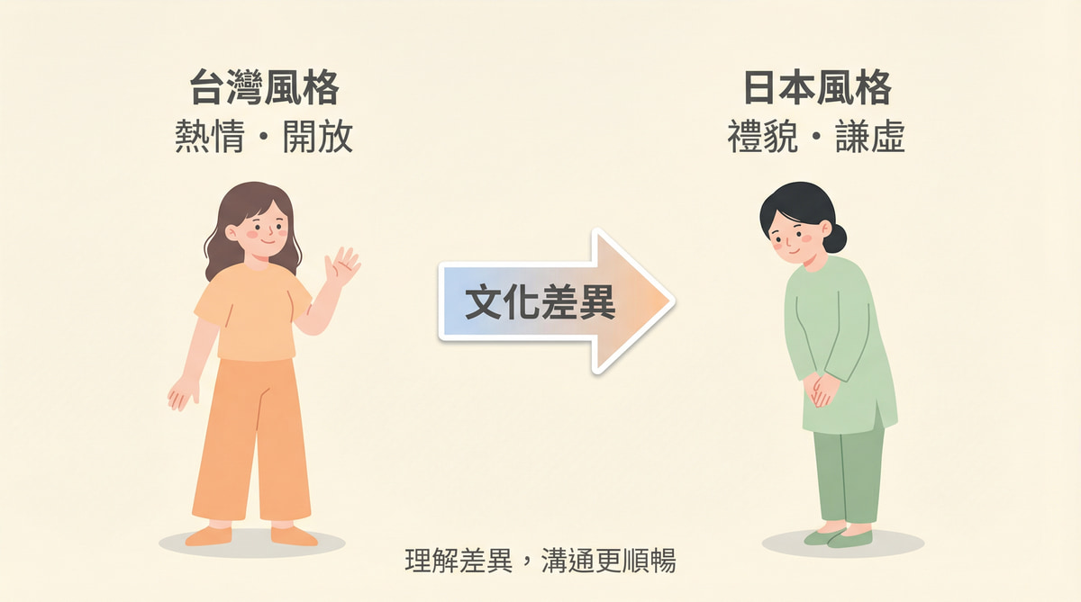 台灣與日本自我介紹文化差異比較,理解熱情開放與禮貌謙虛的不同風格