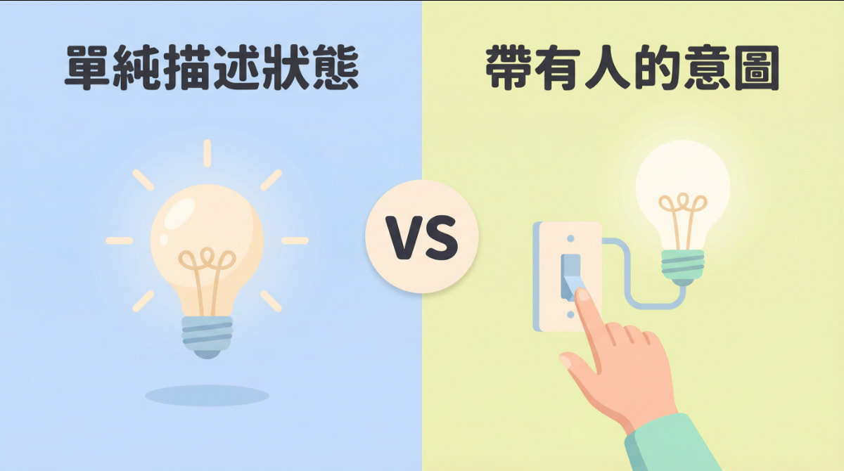 「〜ている」與「〜てある」的核心差異：單純描述狀態 vs 帶有人的意圖