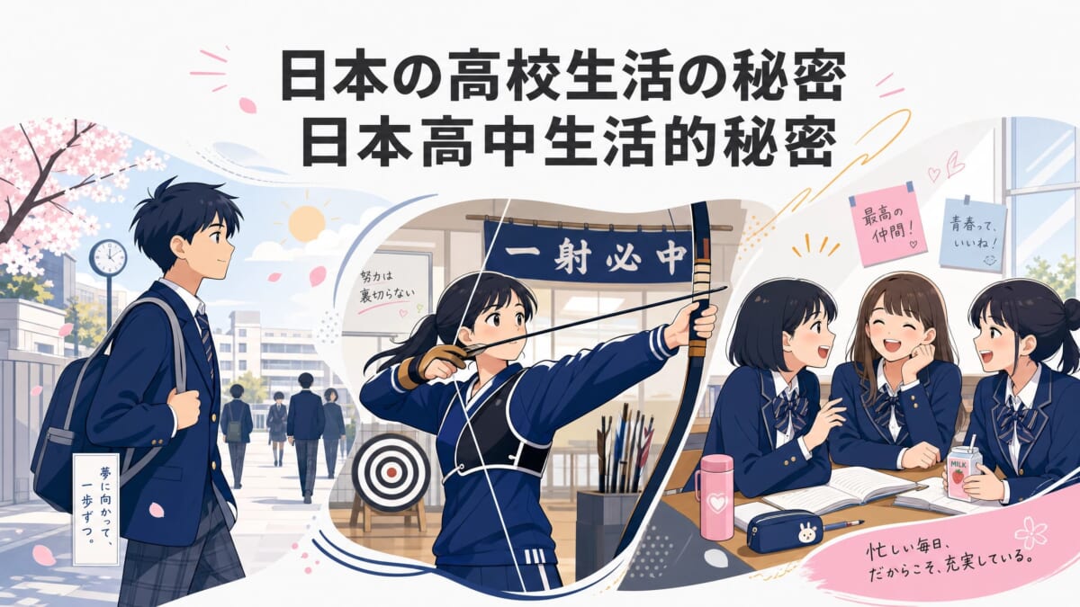 日本高中生活的秘密｜教育制度、部活文化、進路制度完全解説