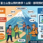 2026富士山登山預約教學：山梨靜岡路線入山料與App事前登錄圖解