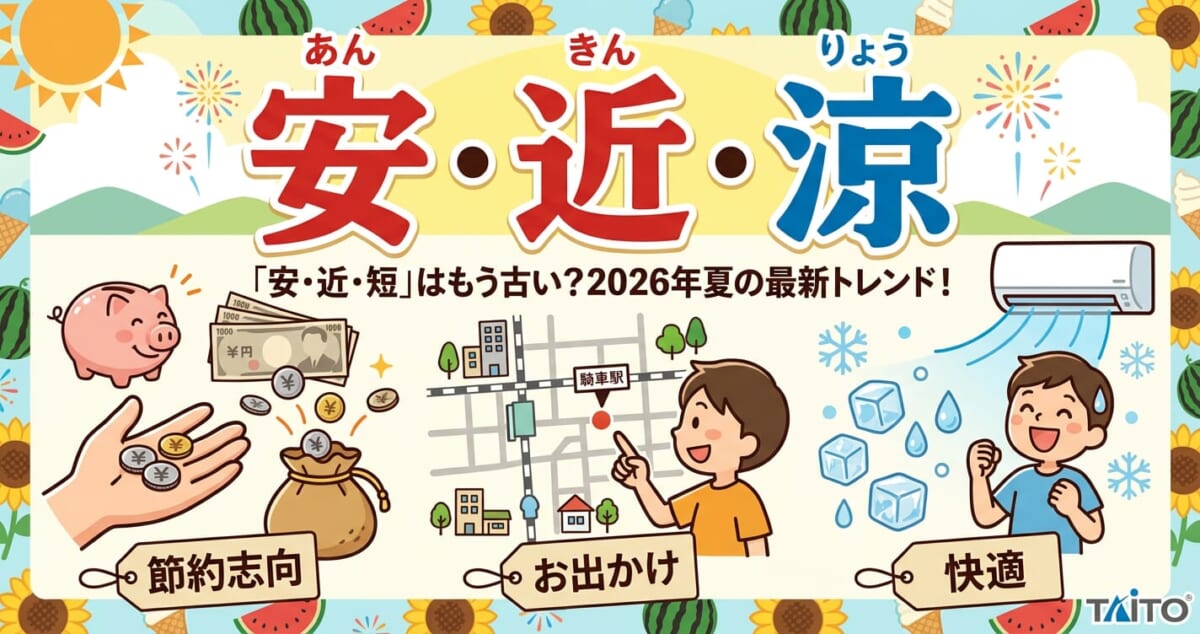 2026年日本夏天為什麼流行「安・近・涼」？酷暑物價雙重夾殺下的3個生活關鍵字，日語學習必懂