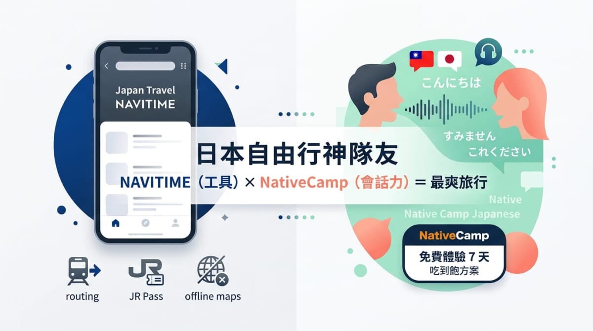 Japan Travel by NAVITIME完整攻略！App查得到車卻開不了口？4招擺脫啞巴日文玩爆日本