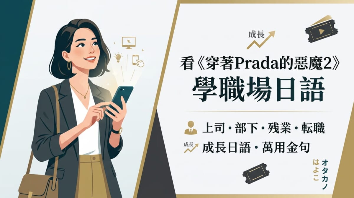 《穿著Prada的惡魔2》上線Disney+！順便用日文聊「職場、上司、加班」