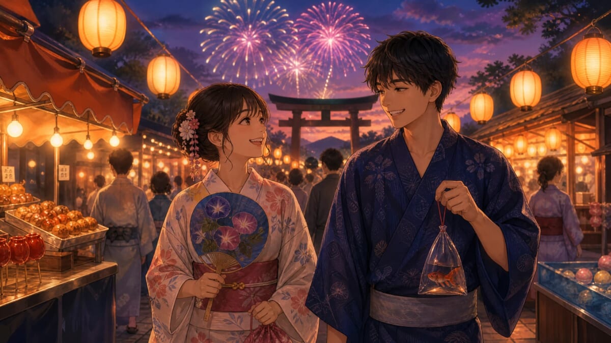 日本夏祭完全攻略:5句日語搞定攤販點餐、看煙火跟穿浴衣,新手也能輕鬆開口說道地日語 日本夏祭完全攻略:5句日語搞定攤販點餐、看煙火跟穿浴衣,新手也能輕鬆開口說道地日語