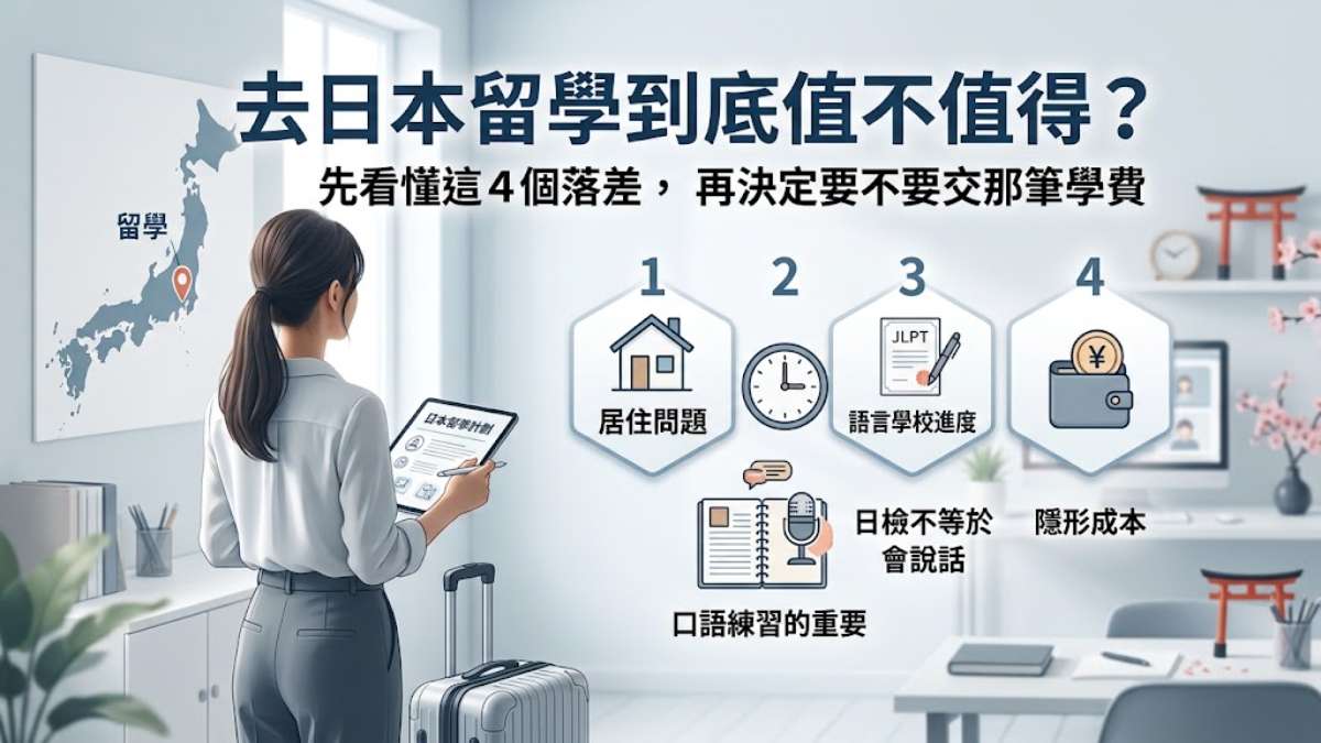 去日本留學到底值不值得？先看懂這4個落差，再決定要不要交那筆學費
