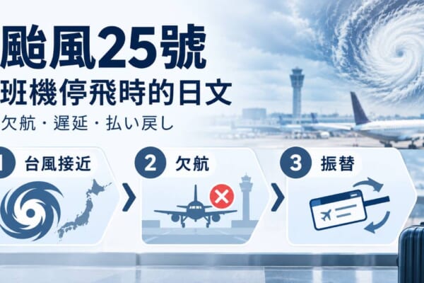 颱風25號與機場航班停飛示意圖