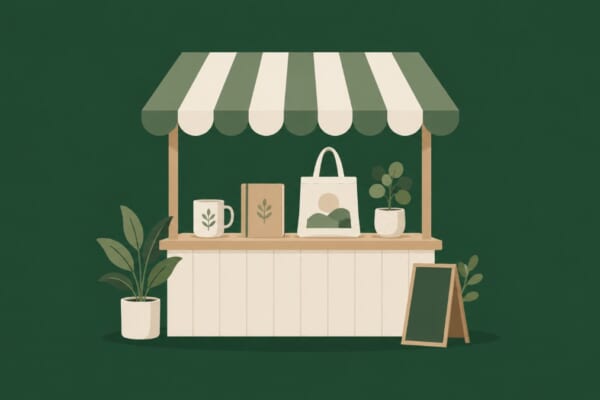 台灣文創品展售插圖