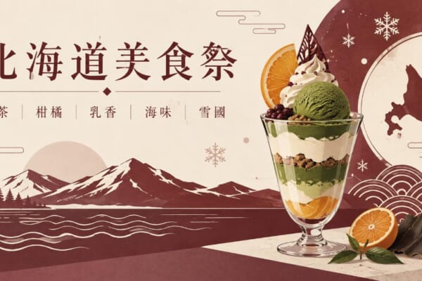 北海道美食祭 壽司郎聯名辻利茶舖甜點
