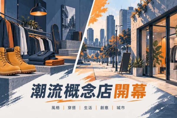 潮流概念店開幕 工作靴街頭服飾