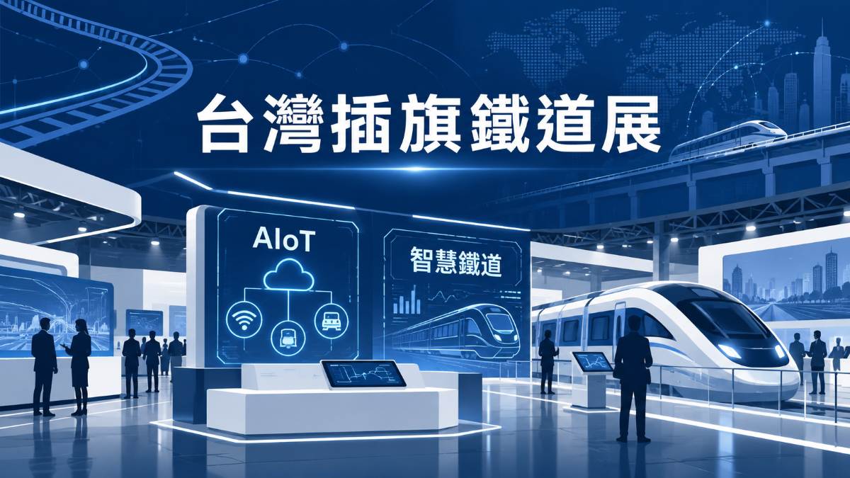 台灣首度插旗柏林鐵道展!國家館展示AIoT智慧鐵道技術 台灣首度插旗柏林鐵道展!國家館展示AIoT智慧鐵道技術