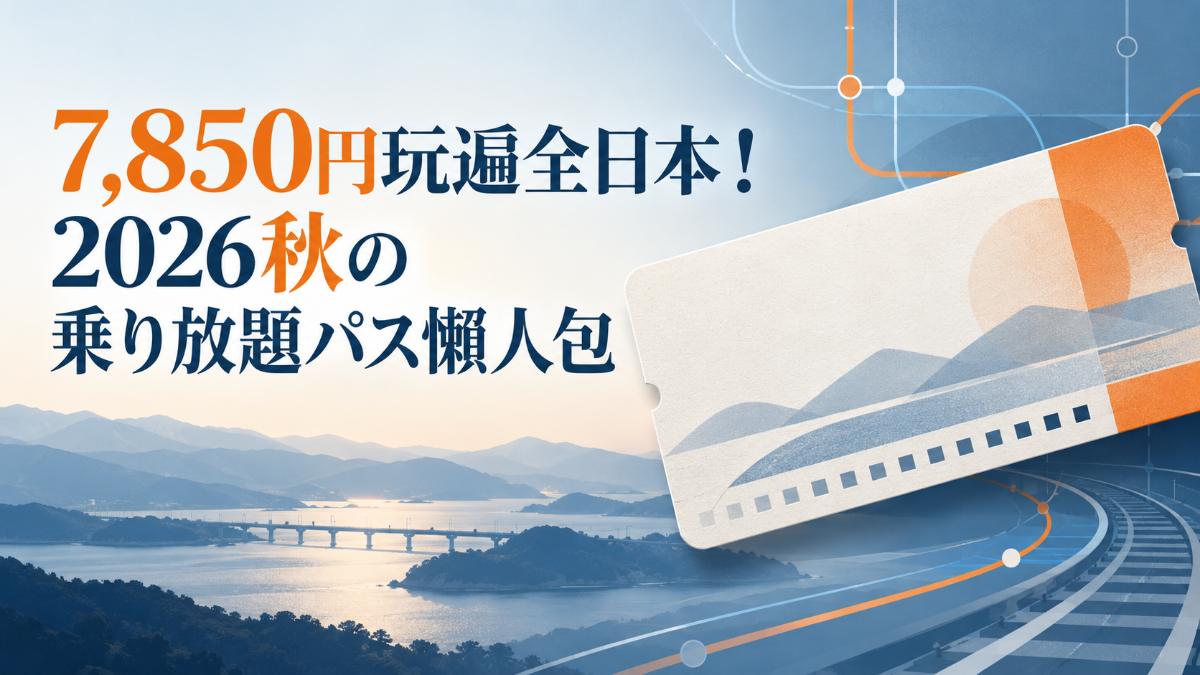 秋の乗り放題パス的意象圖
