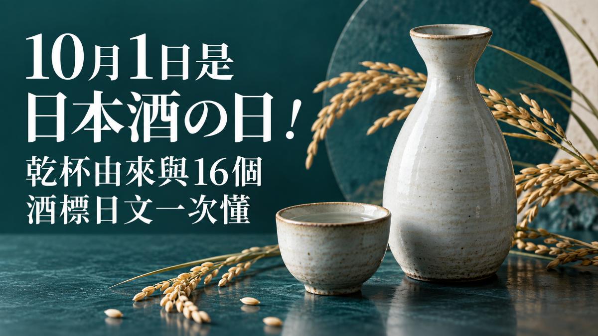 日本酒の日と乾杯的意象圖