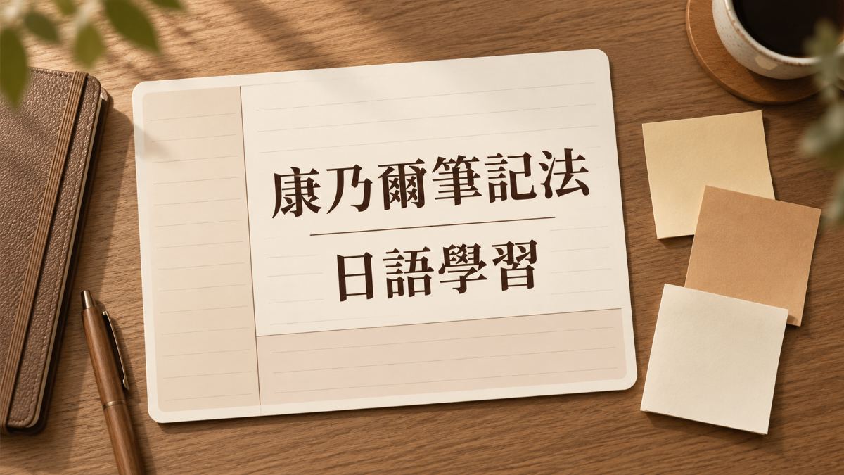 康乃爾筆記法日語學習:單字文法聽力筆記實例與複習節奏完整教學 康乃爾筆記法日語學習:單字文法聽力筆記實例與複習節奏完整教學