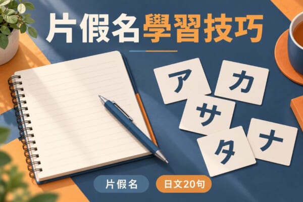 片假名學習技巧 日文20句 插圖