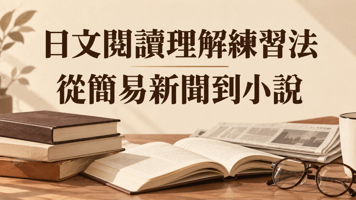 日文閱讀理解練習法:從簡易新聞到小說的階梯式讀物選擇與讀法 日文閱讀理解練習法:從簡易新聞到小說的階梯式讀物選擇與讀法