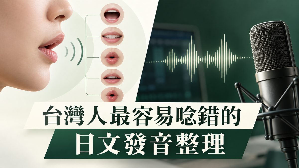 台灣人最容易唸錯的日文發音整理！母音、濁音、長音一次搞懂