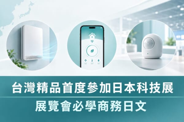 台灣精品首度參加日本CEATEC！展覽會必學的商務日文