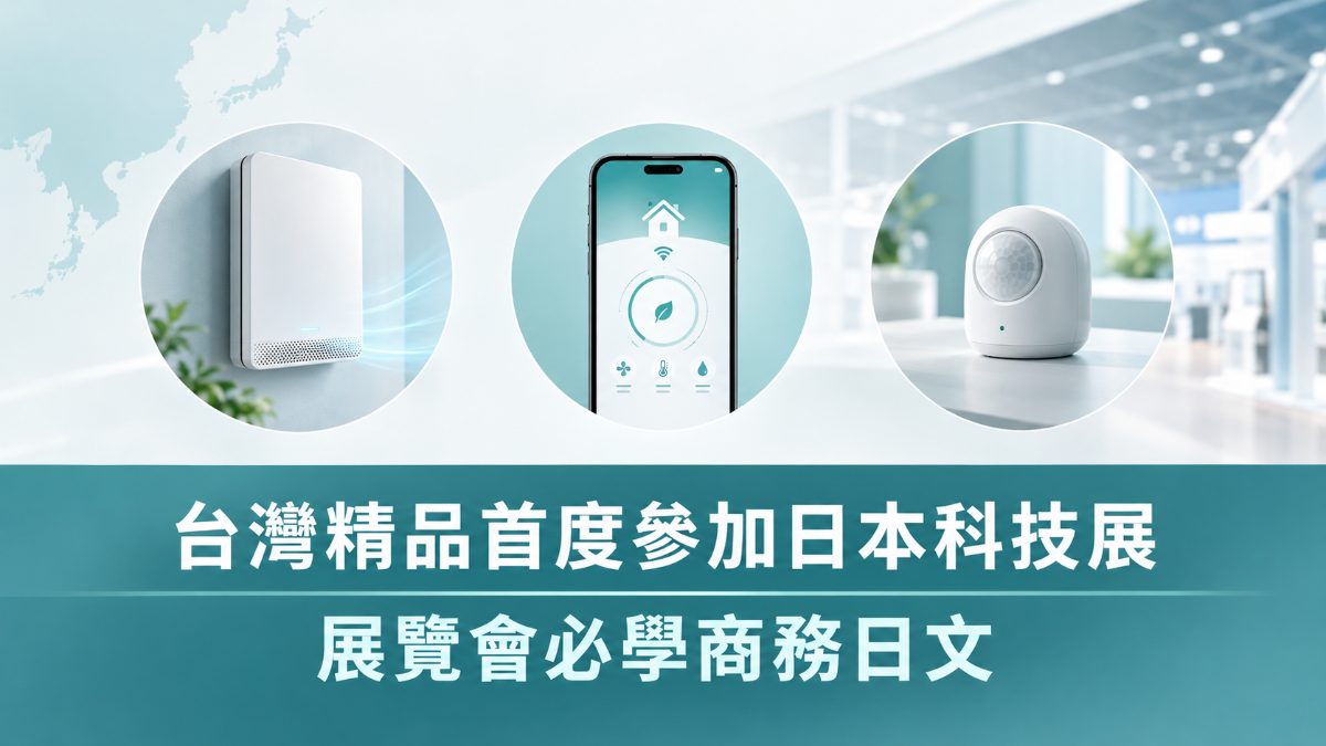 台灣精品首度參加日本CEATEC！展覽會必學的商務日文