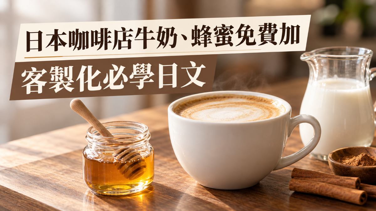日本星巴克牛奶、蜂蜜免費加!咖啡店客製化必學日文整理 日本星巴克牛奶、蜂蜜免費加!咖啡店客製化必學日文整理