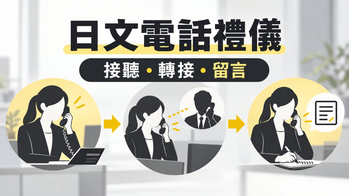 日文電話禮儀整理！接聽、轉接、留言常用句一次學會