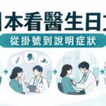 看醫生怎麼說？日本生病就醫必學的症狀說明與櫃檯掛號日文攻略