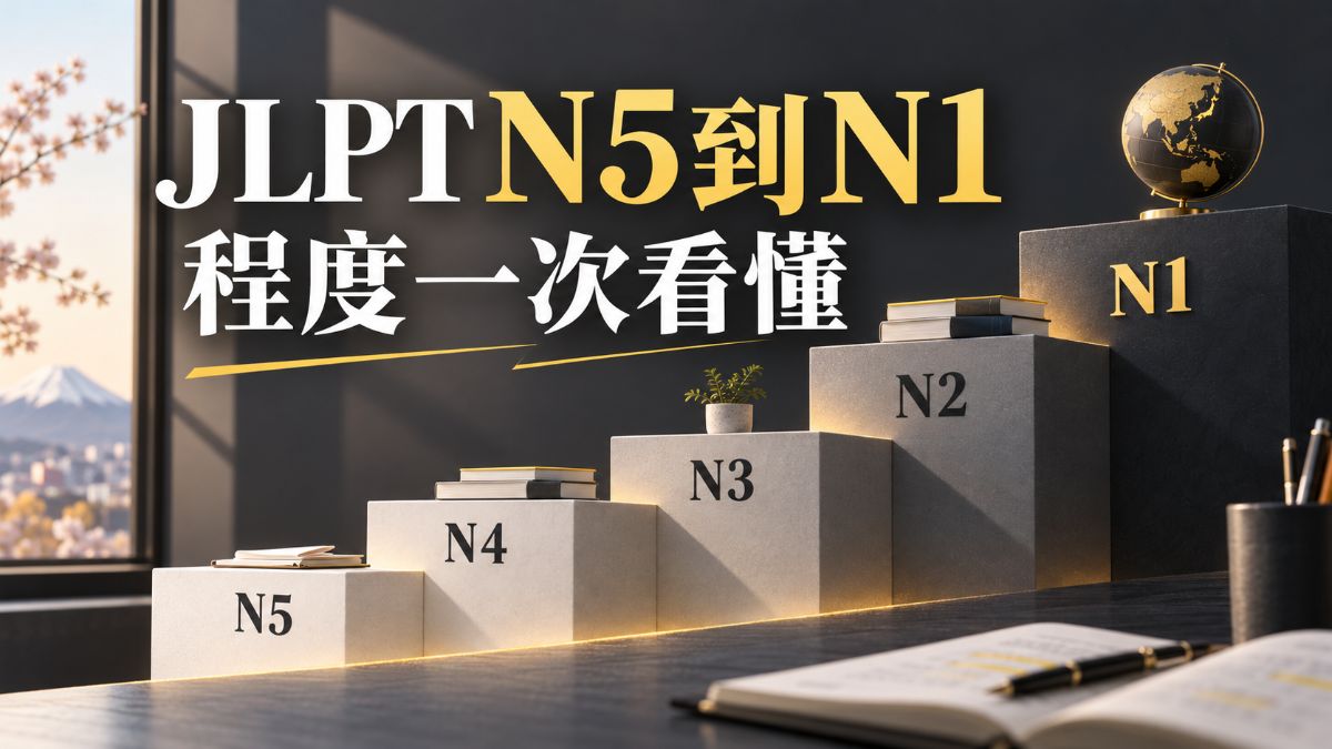 10月19日是TOEICの日！JLPT的N5到N1程度一次看懂