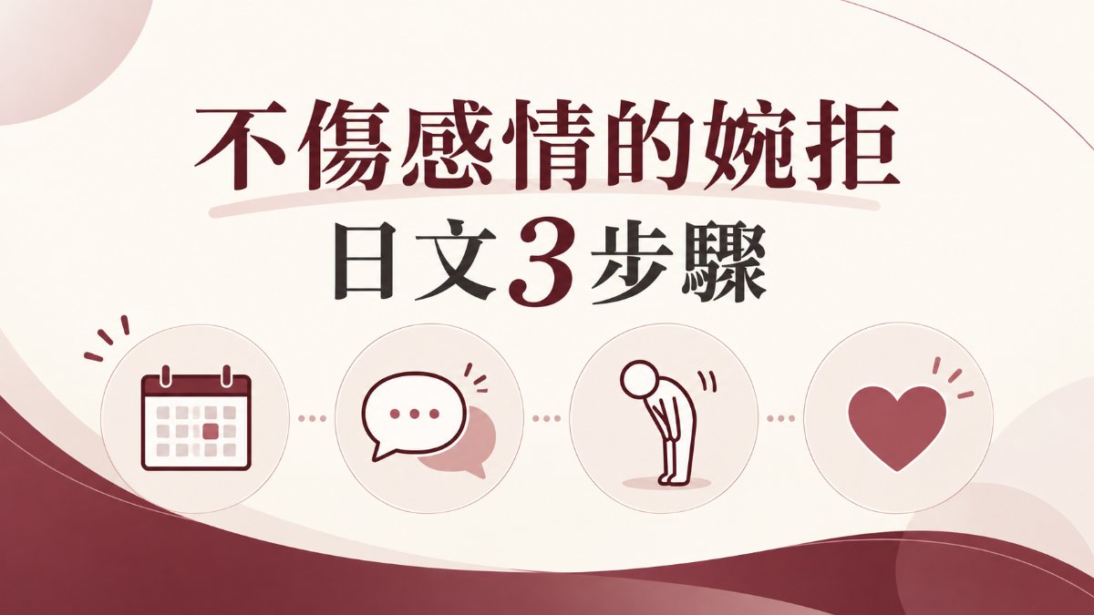 日本朋友約你但不能去?不傷感情的日文婉拒3步驟 日本朋友約你但不能去?不傷感情的日文婉拒3步驟