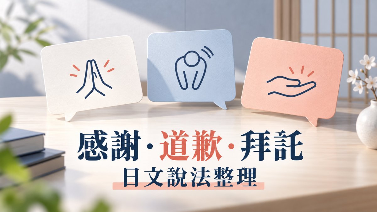 「すみません」也能道謝?日文感謝、道歉、拜託說法整理 「すみません」也能道謝?日文感謝、道歉、拜託說法整理