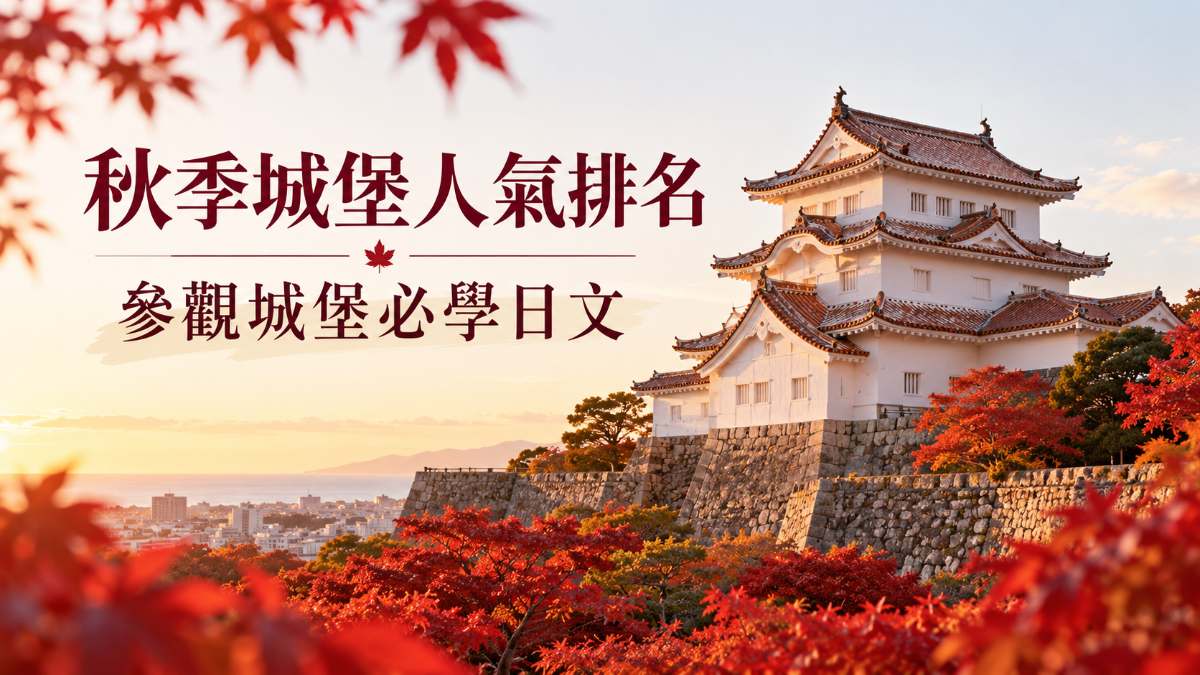 日本秋季城堡人氣排名首里城奪冠！參觀城堡必學日文