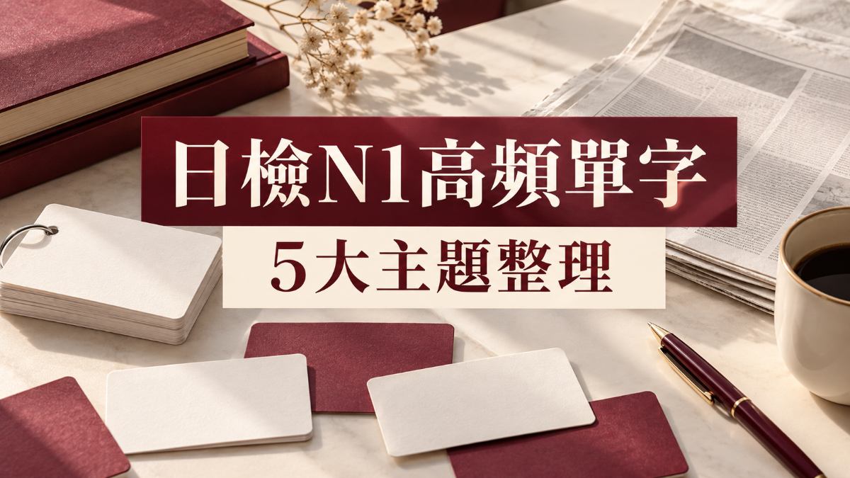 日檢N1高頻單字主題整理！抽象詞到書面語副詞