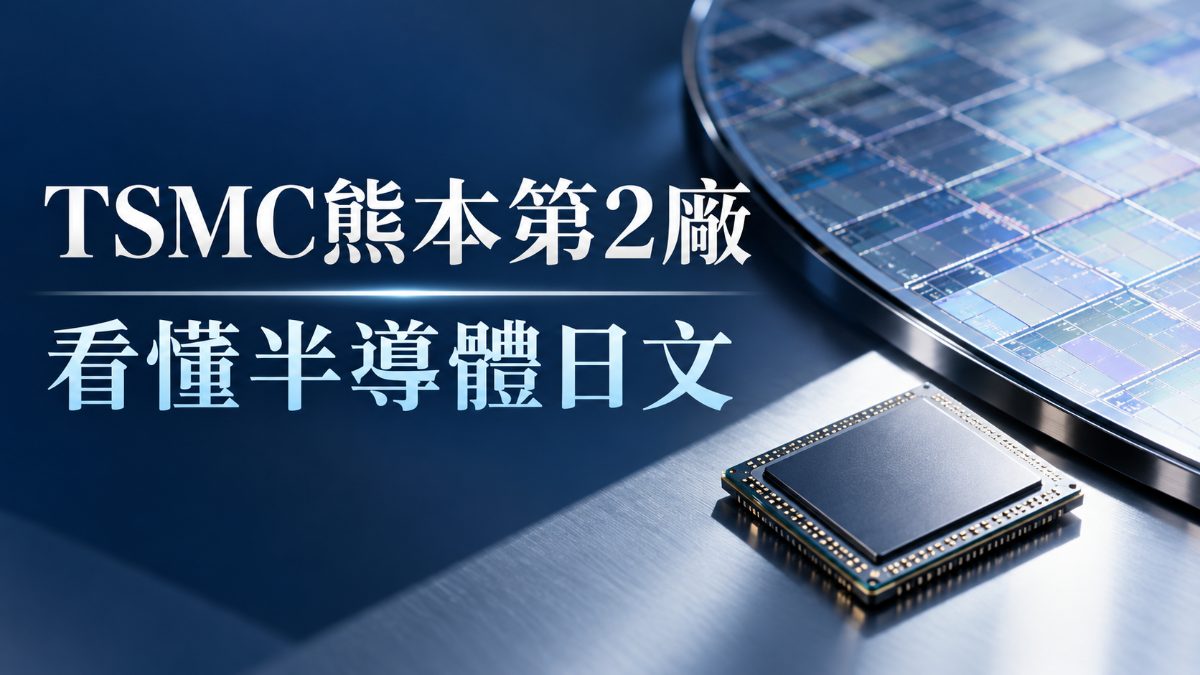 TSMC熊本第2廠改做3奈米！看懂半導體新聞的日文